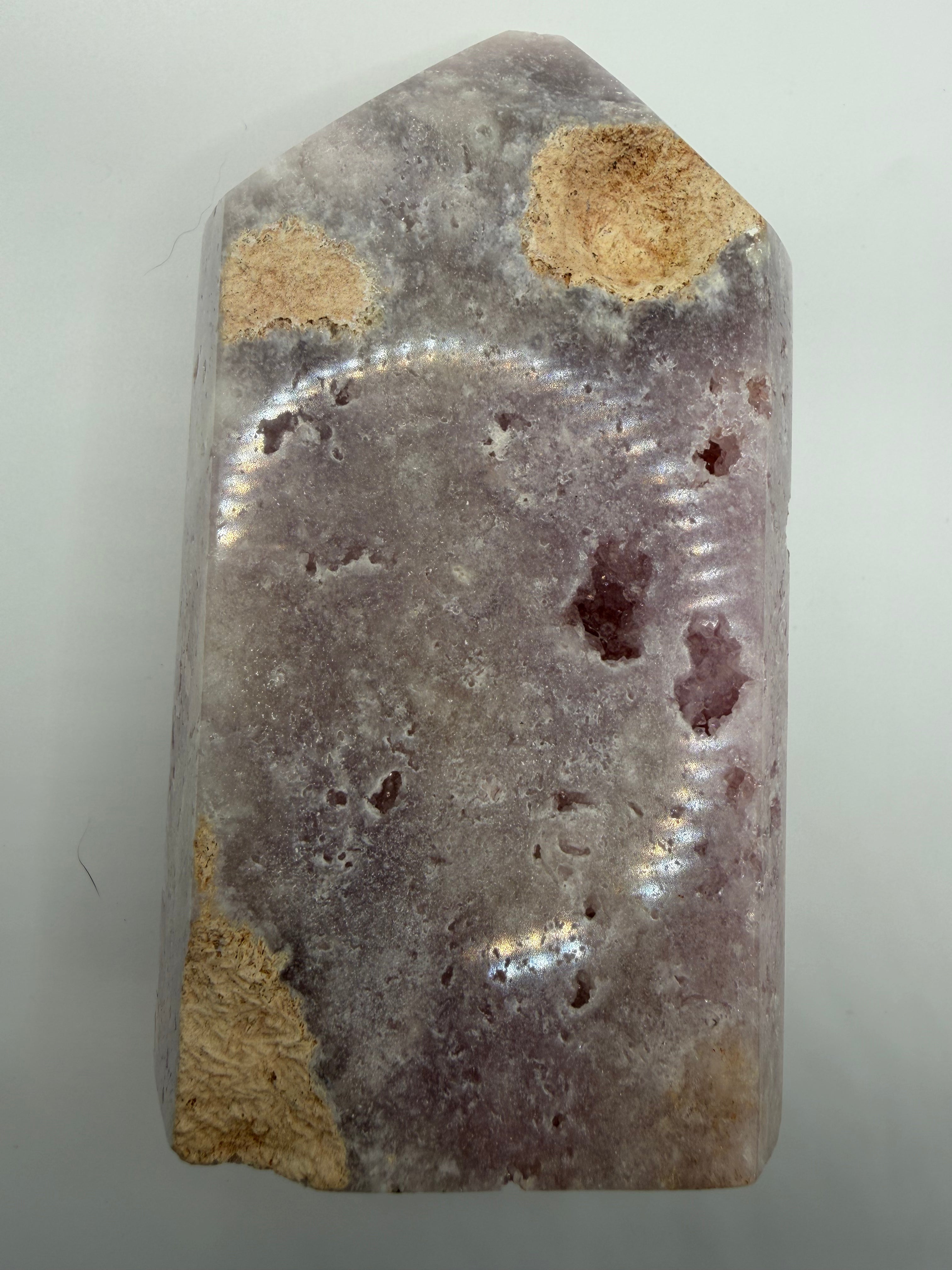 Druzy Pink Amethyst tower