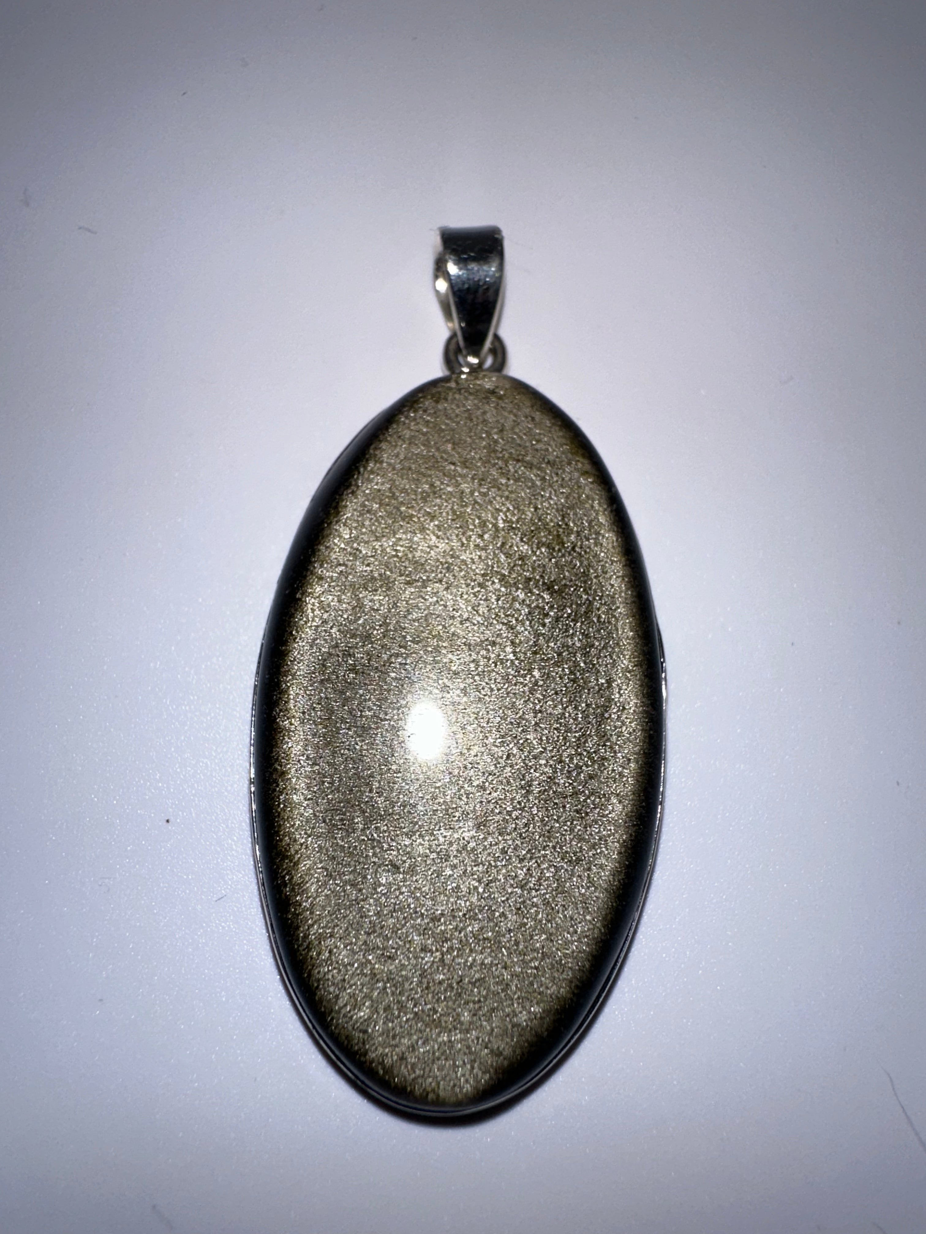 Gold Obsidian 925 Pendant