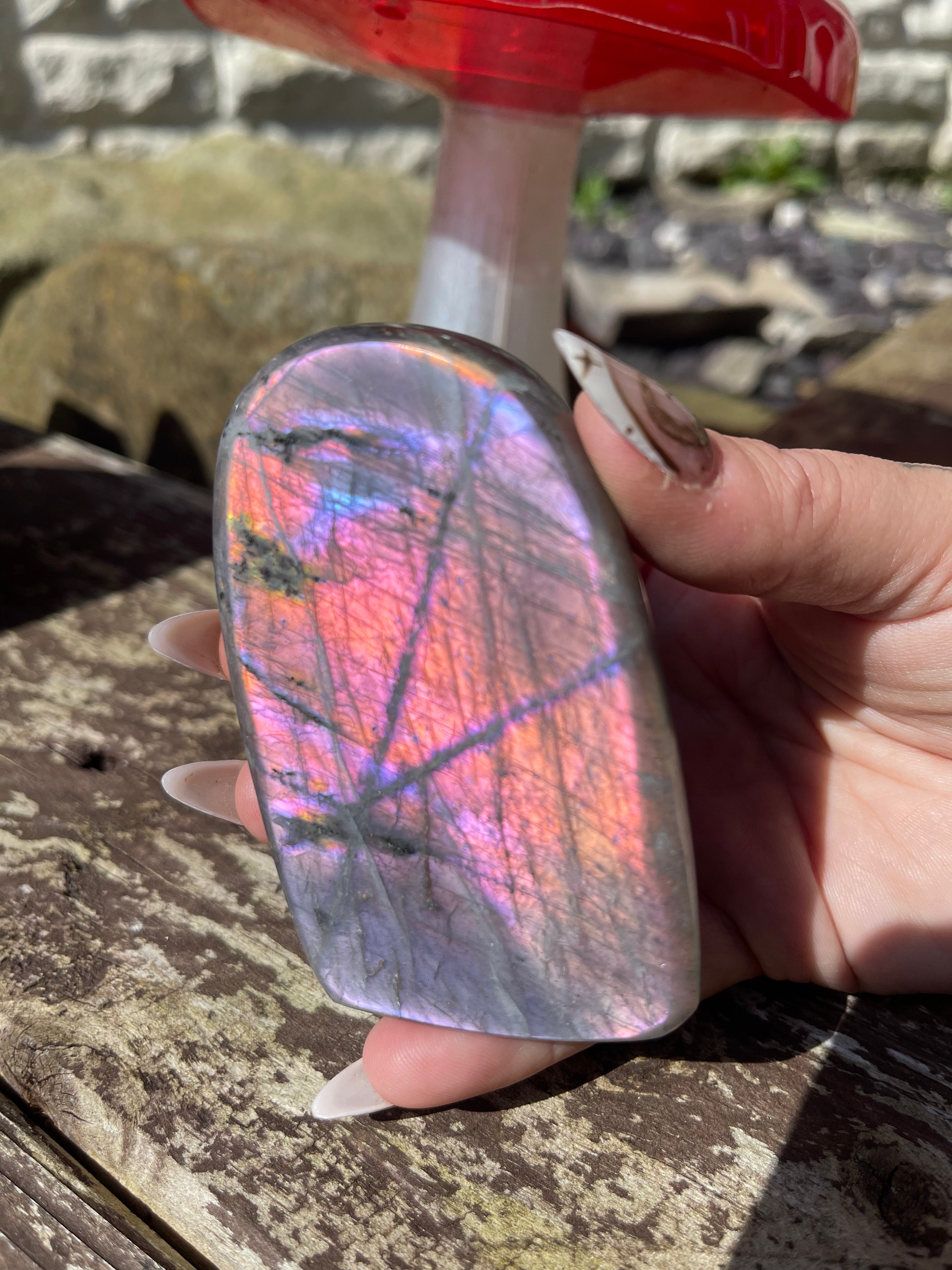 Labradorite freeform (stand included)