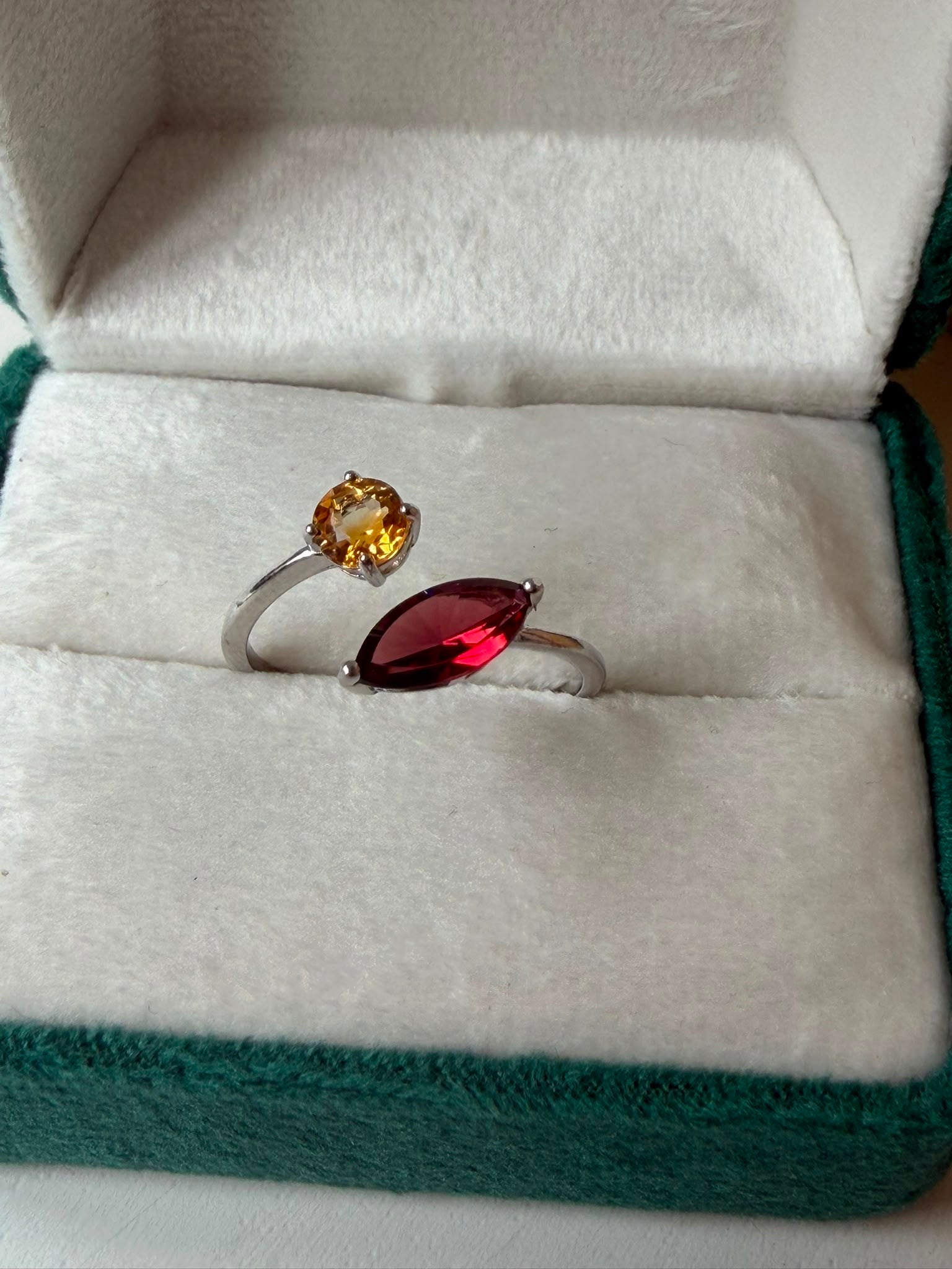 Crystal 925 Silver Rings