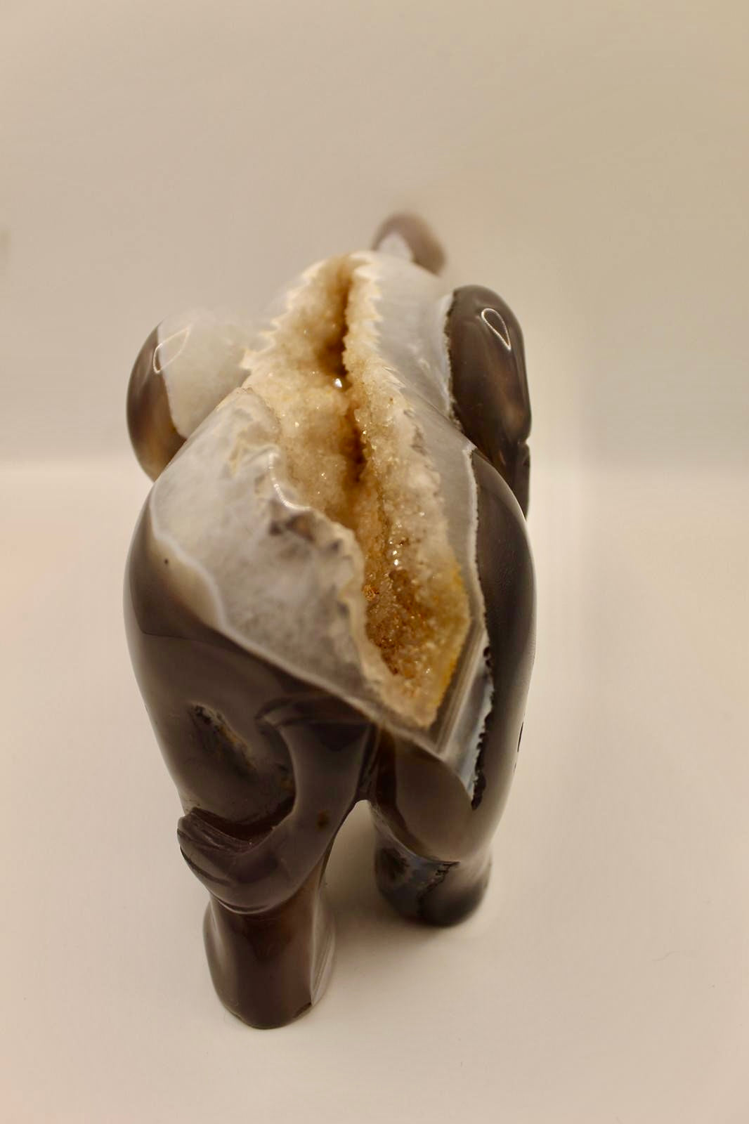 Druzy agate Elephant