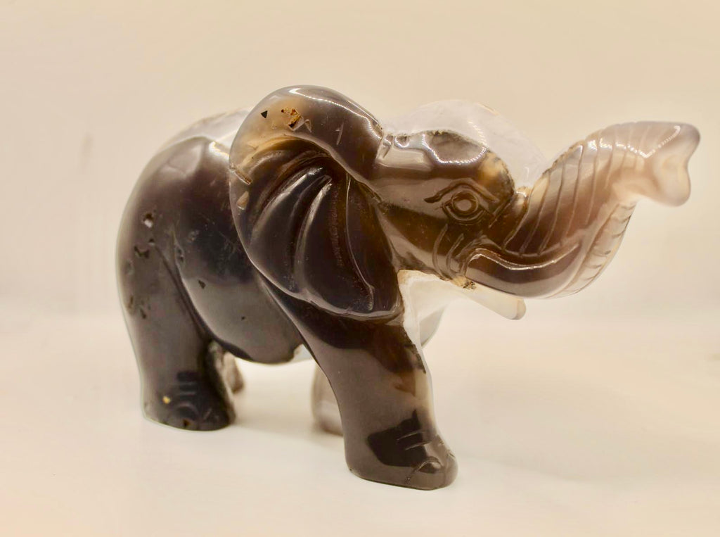 Druzy agate Elephant