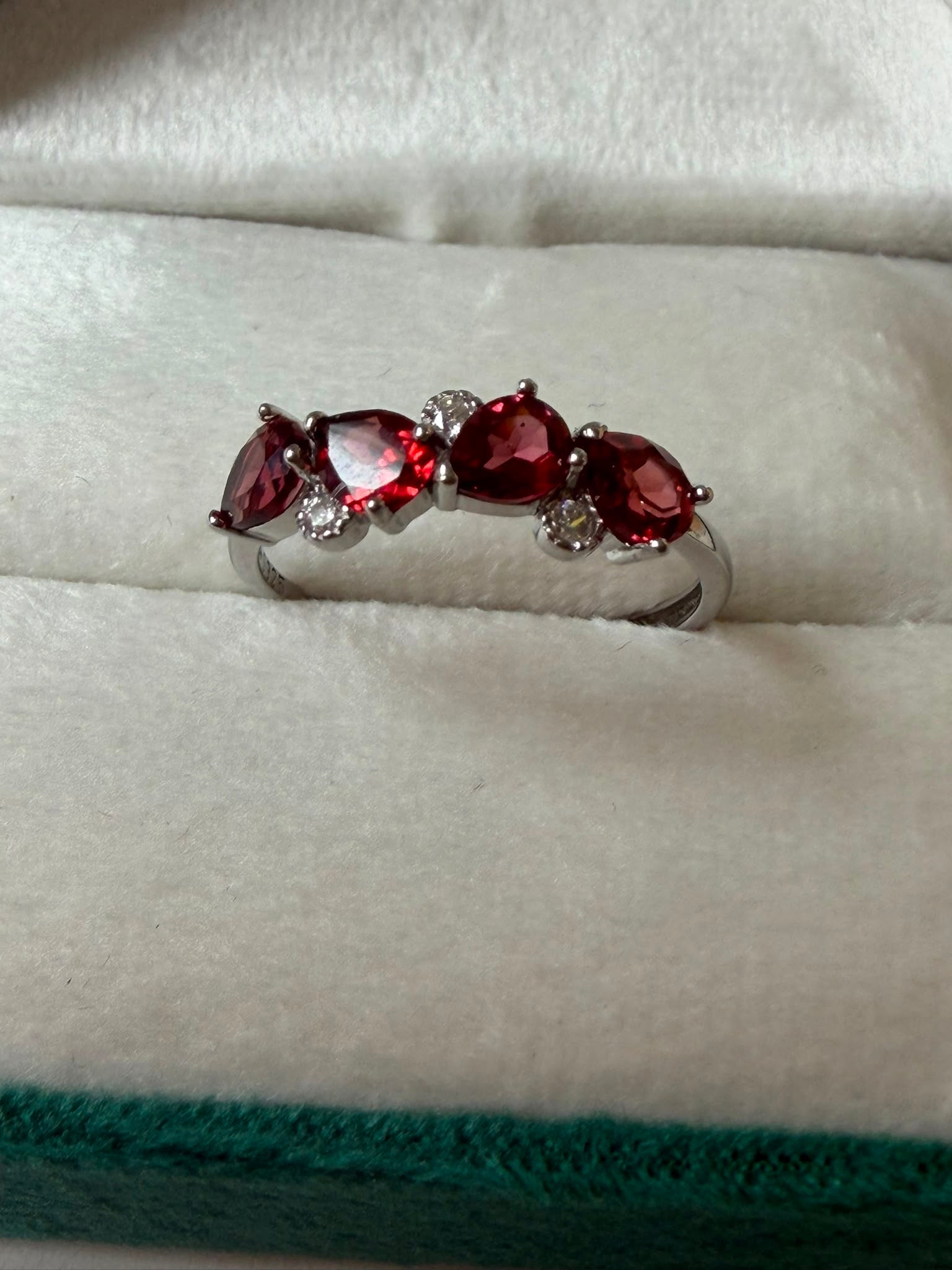 Crystal 925 Silver Rings