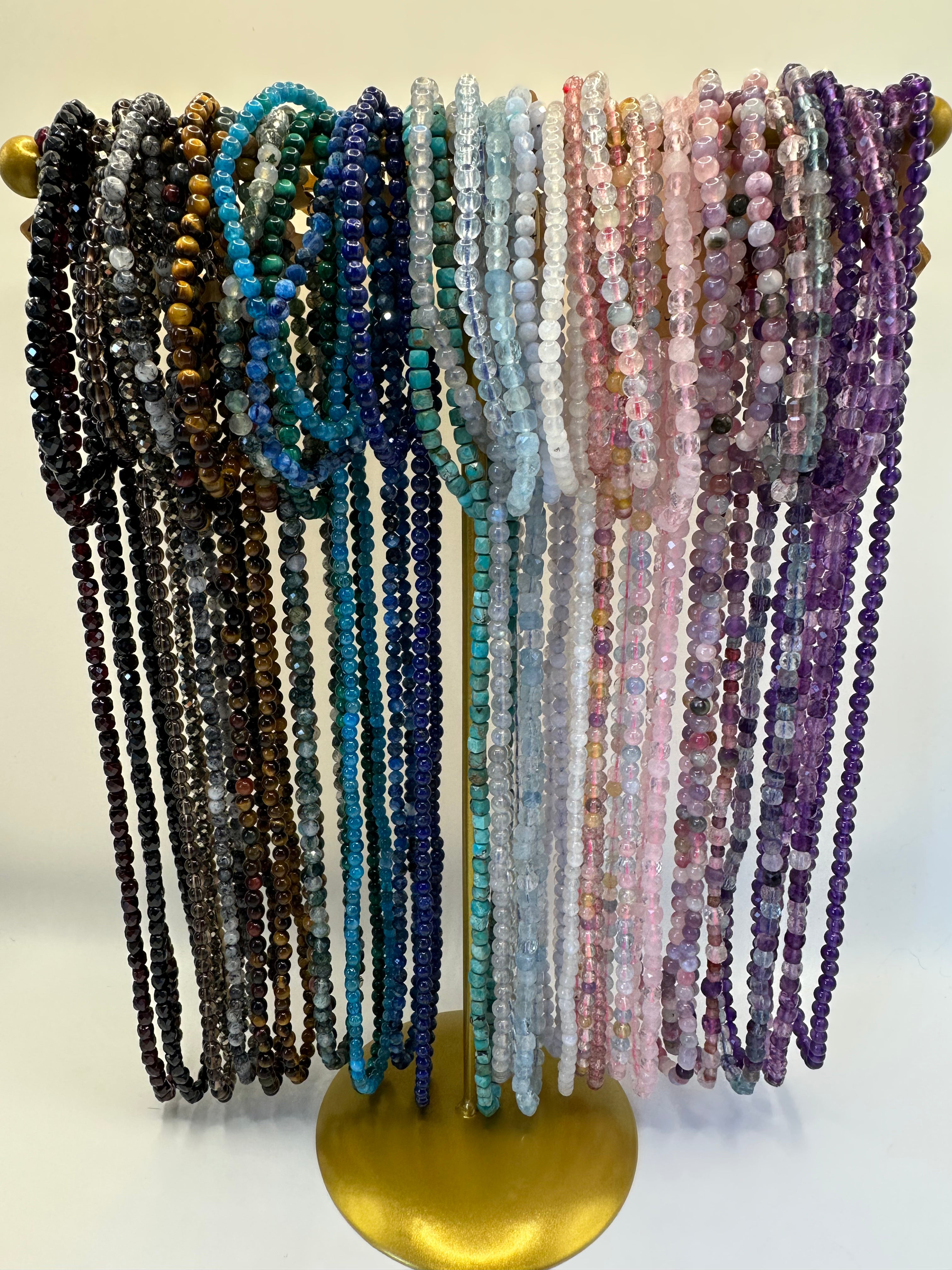 Crystal Necklace with matching Bracelet sets