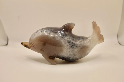 Druzy agate Dolphin